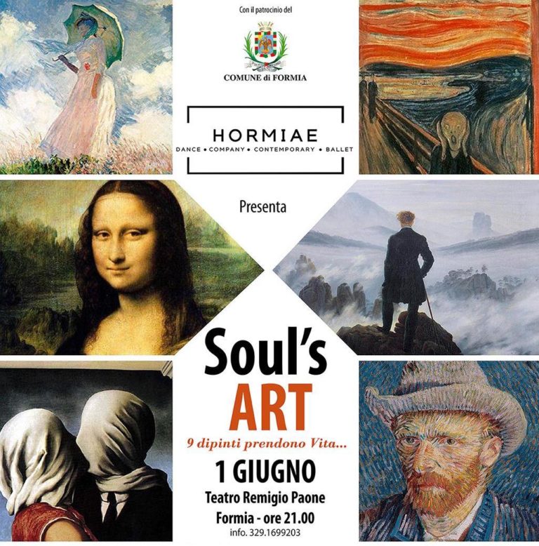 Soul’s Art, nove capolavori in scena predono vita