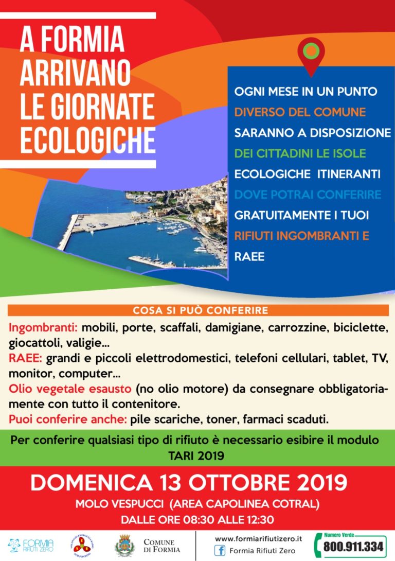 Domenica 13 ottobre tornano le Giornate Ecologiche