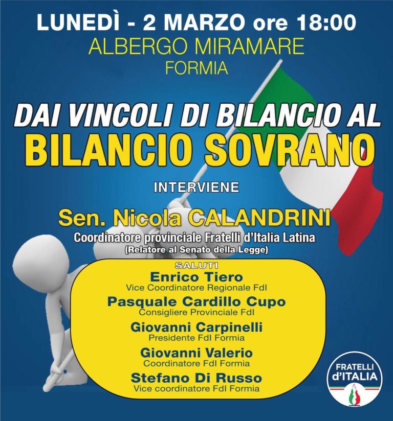 Convegno di Fratelli d’Italia presso il Grande Albergo Miramare Formia