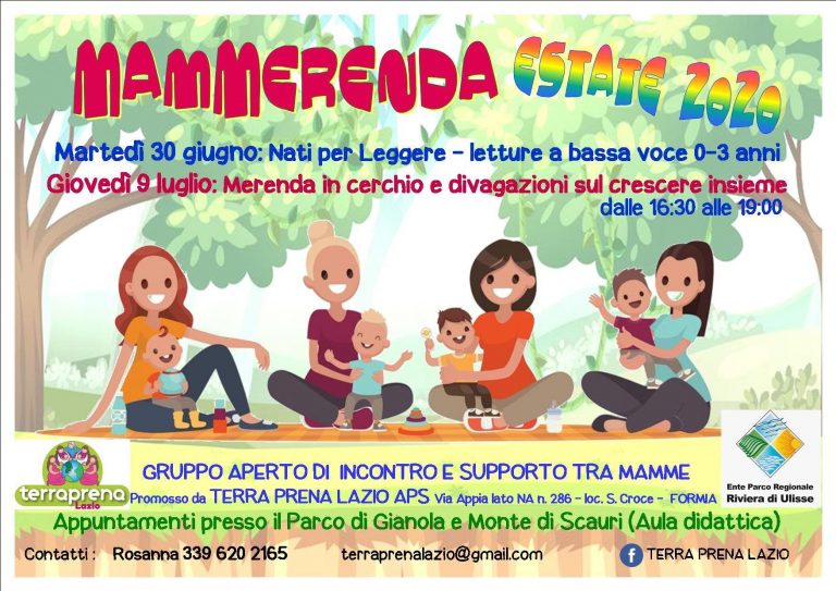 PARCO RIVIERA DI ULISSE E MADRE TERRA: INSIEME CONTRO LA SOLITUDINE DELLE MADRI IL 30 GIUGNO E 9 LUGLIO A FORMIA