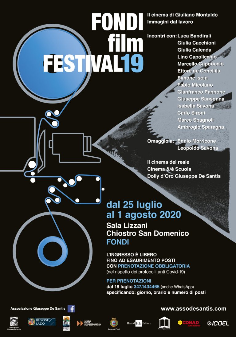 IL FONDI FILM FESTIVAL APRE SABATO PROSSIMO IL SIPARIO