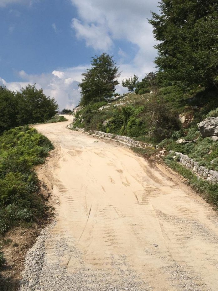 Monte Redentore strada