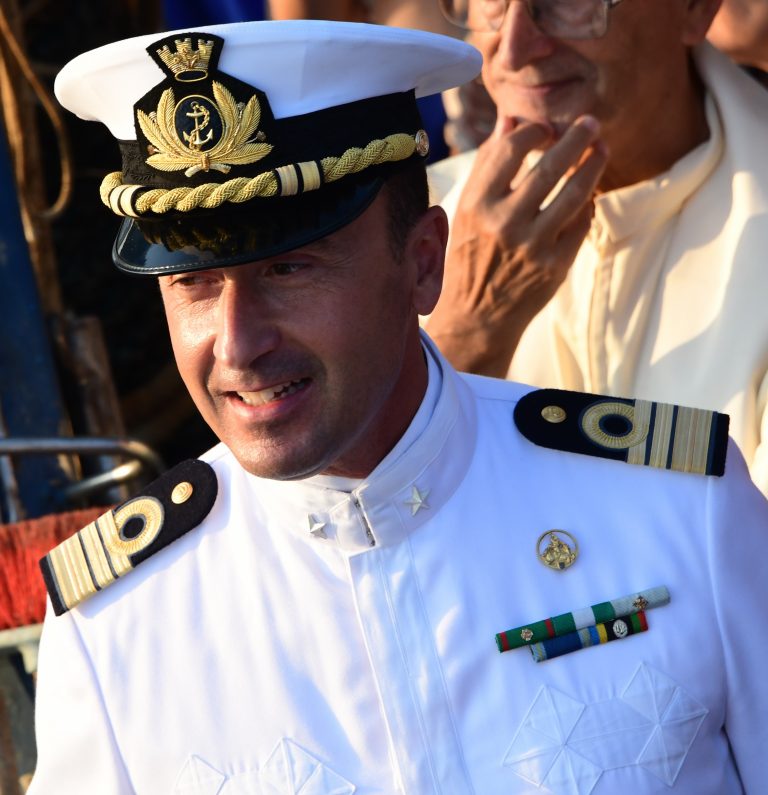 AUGURI AL COMANDANTE DELLA CAPITANERIA DI PORTO DI GAETA FEDERICO GIORGI E ALLA SUA CONSORTE