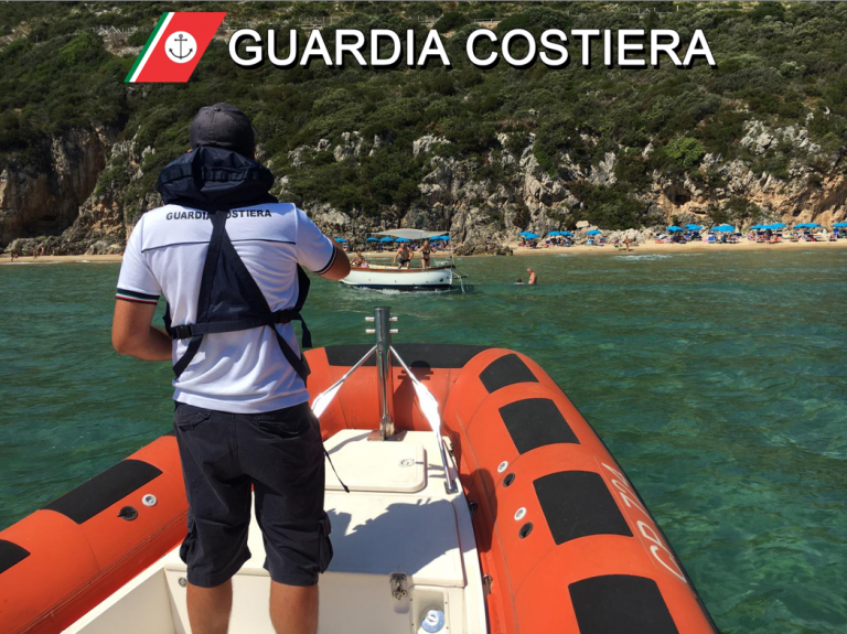 GUARDIA COSTIERA CONTROLLA I LITORALI DI TERRACINA E SAN FELICE CIRCEO SENZA SOSTA