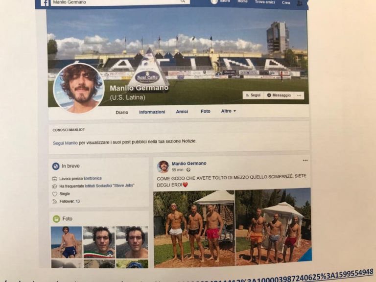 IDENTIFICATO IL BLOGGER CHE AVEVA INNEGGIATO ALL’UCCISIONE DI WILLY, VITTIMA DI ODIO RAZZIALE