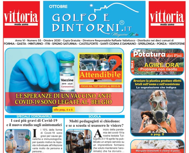 IN ARRIVO IL MAGAZINE “OTTOBRE” DI GOLFO E DINTORNI