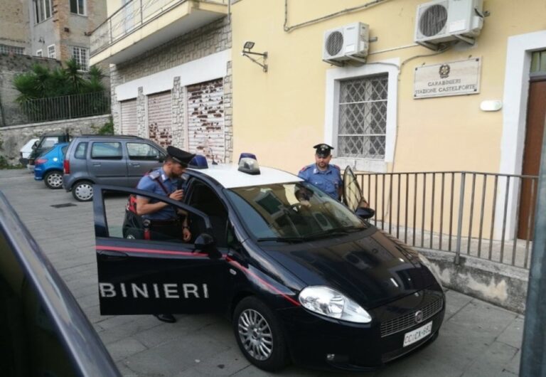 MINTURNESE PUSHER INDIVIDUATO E DENUNCIATO DAI CARABINIERI DI CASTELFORTE