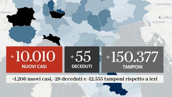 Covid-19 al 16 ottobre 2020