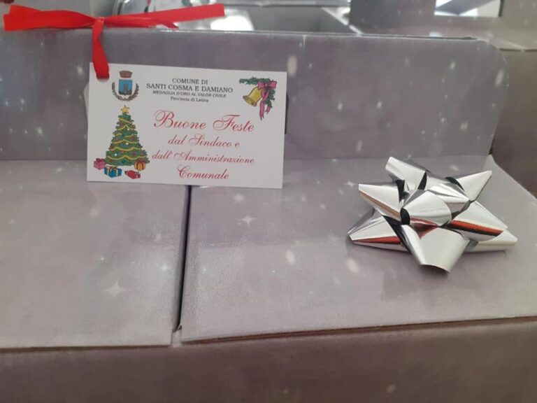 SANTI COSMA E DAMIANO – IN CONSEGNA UN DONO PER I CONTAGIATI COVID-19