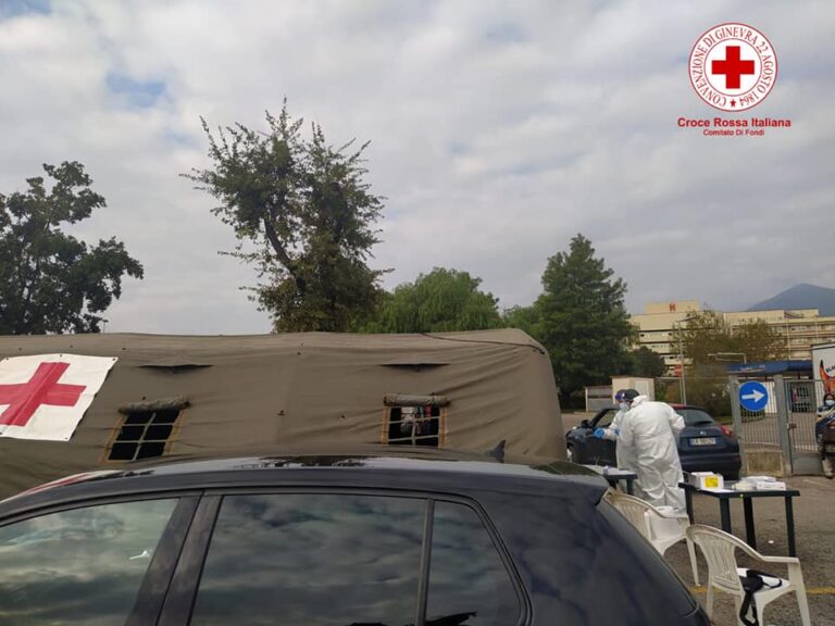 FONDI: IL RIENTRO NELLE SCUOLE IN SICUREZZA, SCREENING CON LA CRI DAL 2 AL 6 GENNAIO