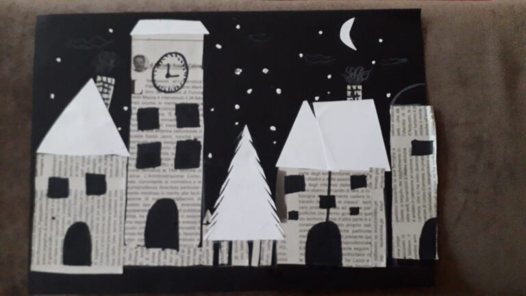 FRANCESCA ASTONE IV ELEMENTARE REALIZZA UN COLLAGE MOLTO BELLO CON IL NOSTRO MAGAZINE