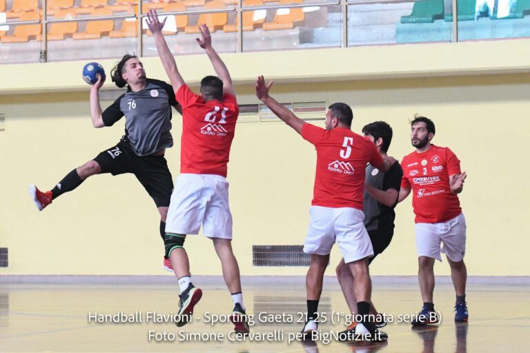 PALLAMANO, SERIE B: IL GAETA SPORTING CLUB AL PALAJACAZZI DI AVERSA PER IL BIG MATCH CON L’ATELLANA