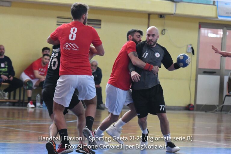 Pallamano, serie B: inizia il girone di ritorno per il Gaeta