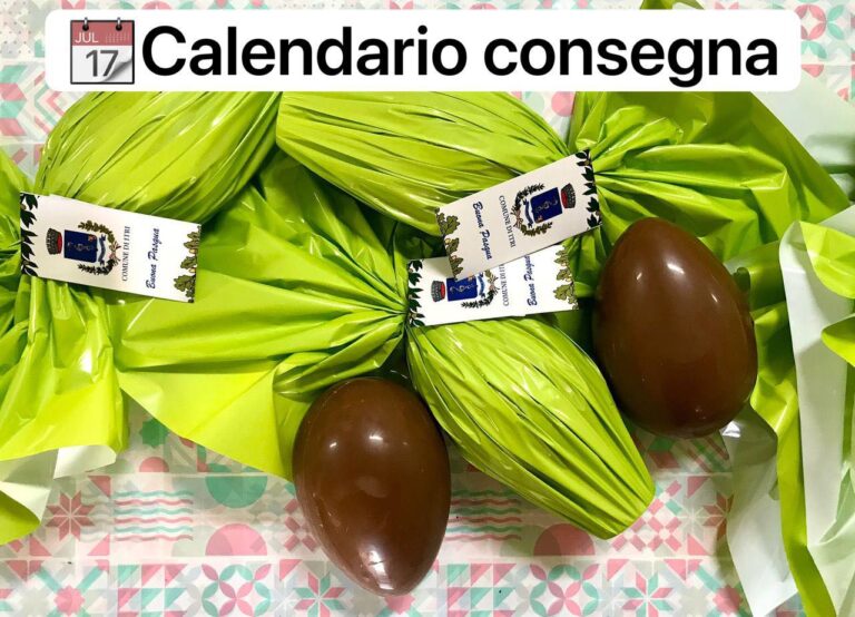 Itri, uova di cioccolato in regalo ai bambini