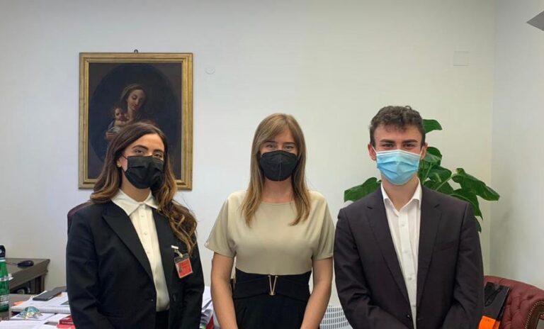 Formia: Studenti per Draghi incontrano Maria Elena Boschi, presidente del Gruppo Italia Viva