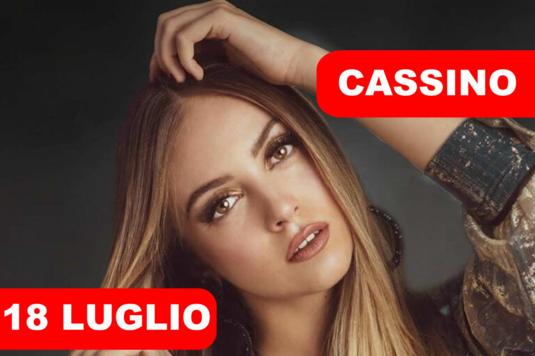 La cantante Ana Mena a Cassino domenica 18 luglio 2021