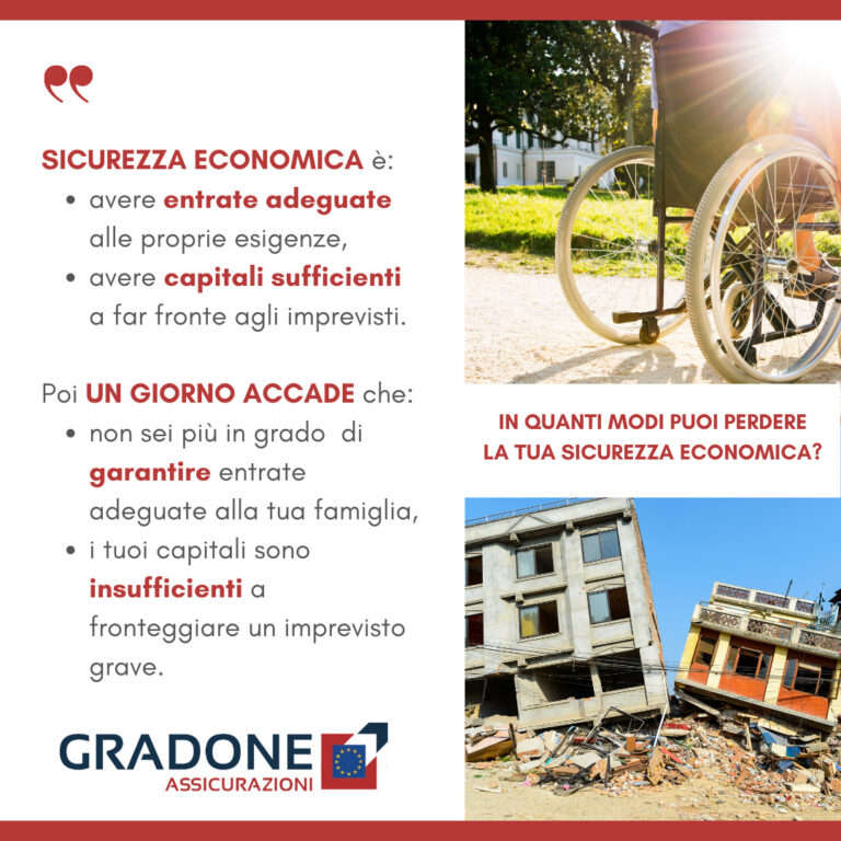 In quanti modi puoi perdere la tua sicurezza economica?