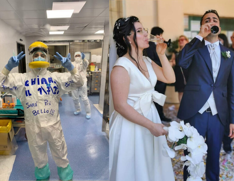 Coronato il sogno d’amore dell’infermiere formiano che ha lottato in prima linea contro il coronavirus