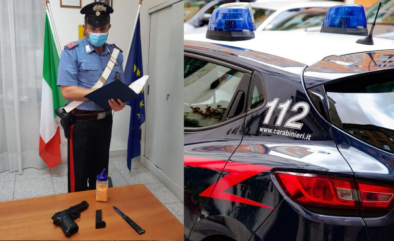 Minturno – Due giovani deferiti per porto d’armi o oggetti atti ad offendere