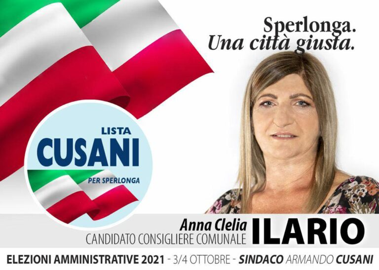 Sperlonga: Anna Clelia Ilario si propone alle elezioni a fianco di Armando Cusani