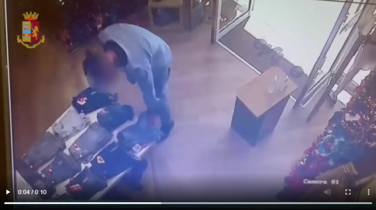 Polizia identifica rumeno 29enne, stakanovista del furto, protagonista di più colpi nel centro pontino