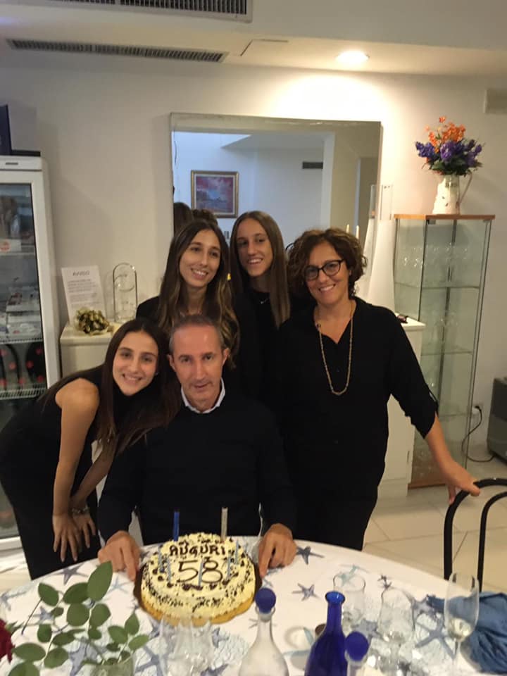 Sperlonga: Armando Cusani festeggia dopo la sua rielezione anche il compleanno con la famiglia