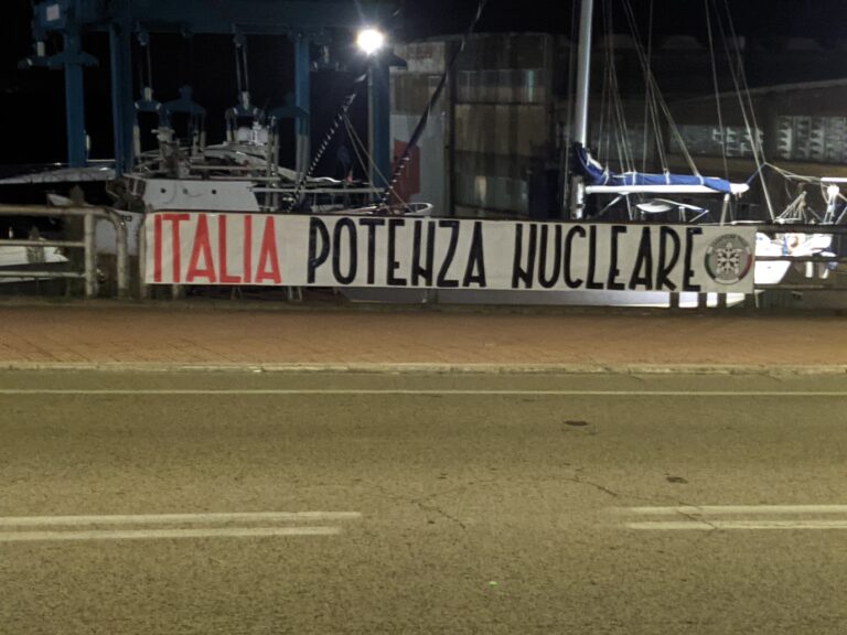 Gaeta Casa Pound lancia l’appello: Italia potenza nucleare, per l’autonomia energetica