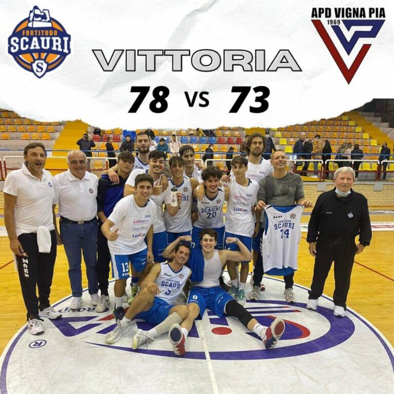 Fortitudo Scauri a punteggio pieno nel campionato serie C Silver dopo aver battute 2 squadre romane