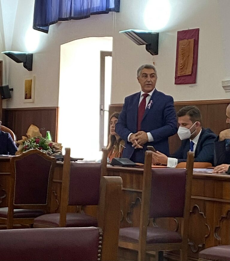 Minturno: Intervento di Pier Nicandro D’Acunto eletto vice presidente consiglio comunale