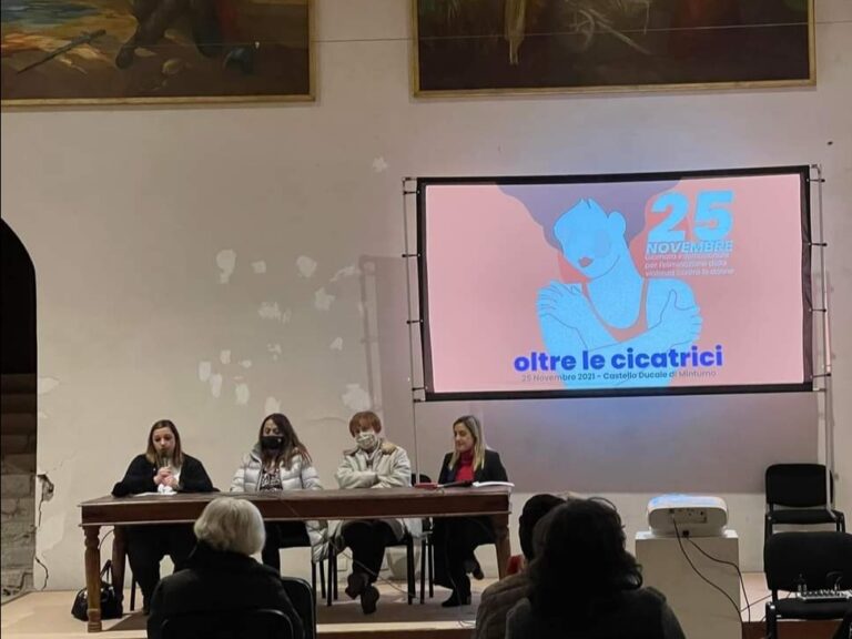 “OLTRE LE CICATRICI”: L’INCONTRO PER LA GIORNATA INTERNAZIONALE PER L’ELIMINAZIONE DELLA VIOLENZA CONTRO LE DONNE
