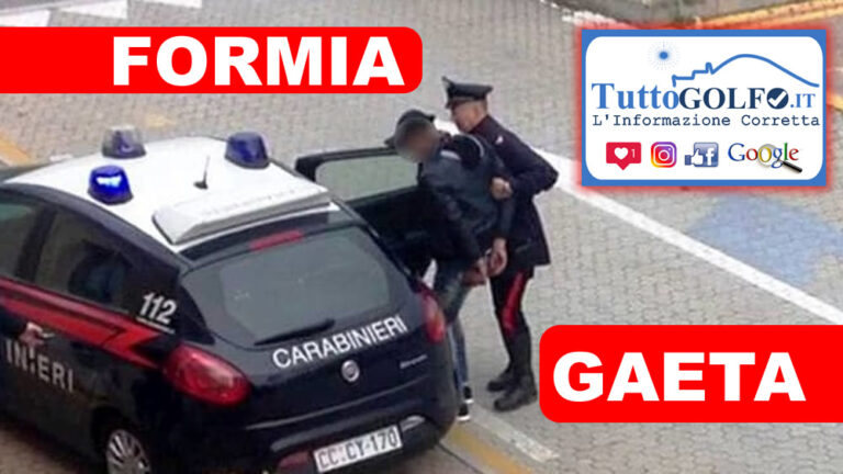 Arrestati a Gaeta due ragazzi di Formia disoccupati, non frequentatori di scuola e gravati da precedenti di polizia