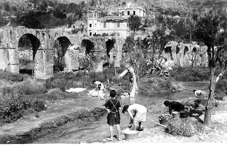 L’ACQUEDOTTO ROMANO DI FORMIA IN UNA INEDITA E RARISSIMA IMMAGINE