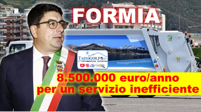 Formia, Taddeo: Il vero problema sono gli 8.500.000 di euro pagati ogni anno dai cittadini formiani per avere un servizio inefficiente. La mia frase è stata strumentalizzata
