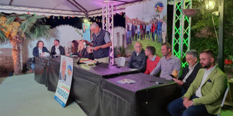 Alleanza per Santi Cosma e Damiano presenta per la riconferma Franco Taddeo in una convention