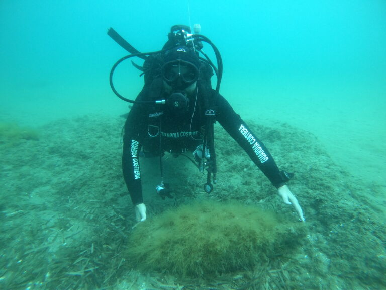 Guardia Costiera di Napoli e di Gaeta collaborano per i reperti archeologici sommersi a San Felice Circeo