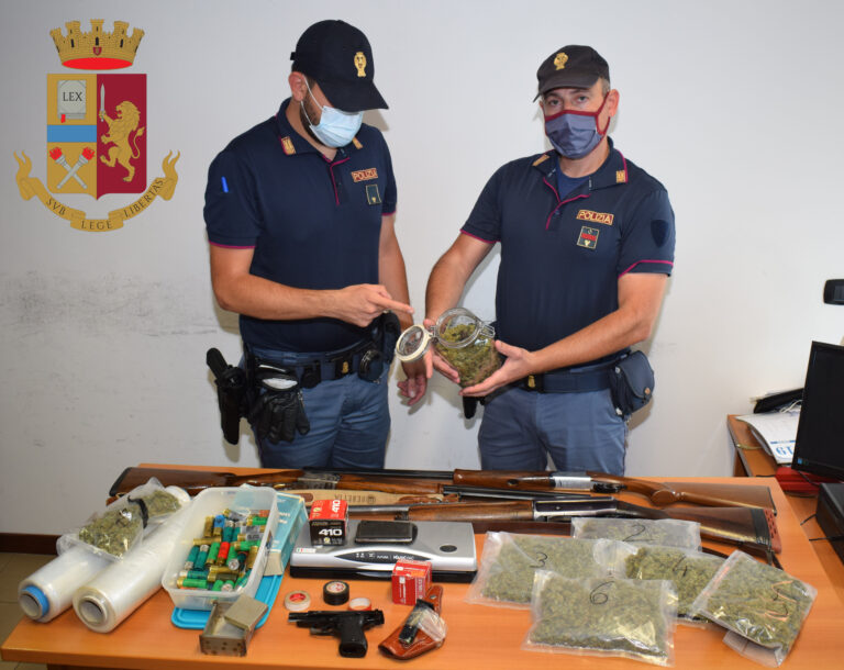 Polizia e Carabinieri: operazione congiunta consente di scoprire base di cocaina, hashish e marijuana gestita da un trentenne