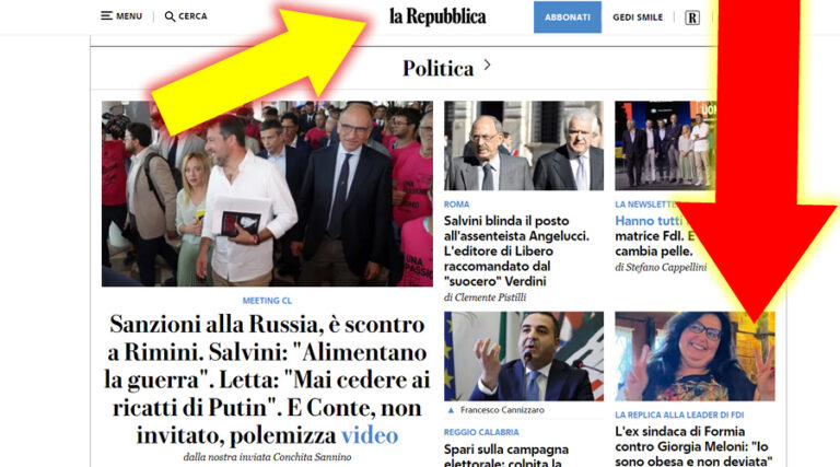 Paola Villa su Repubblica.it