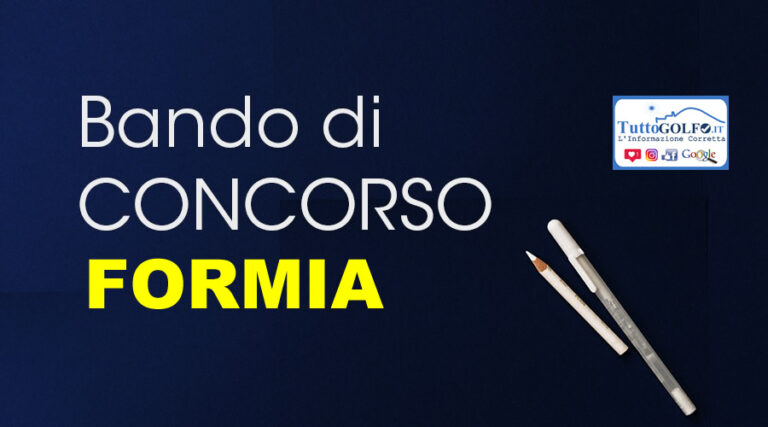 Formia: Concorso pubblico per un posto a tempo indeterminato di Dirigente tecnico