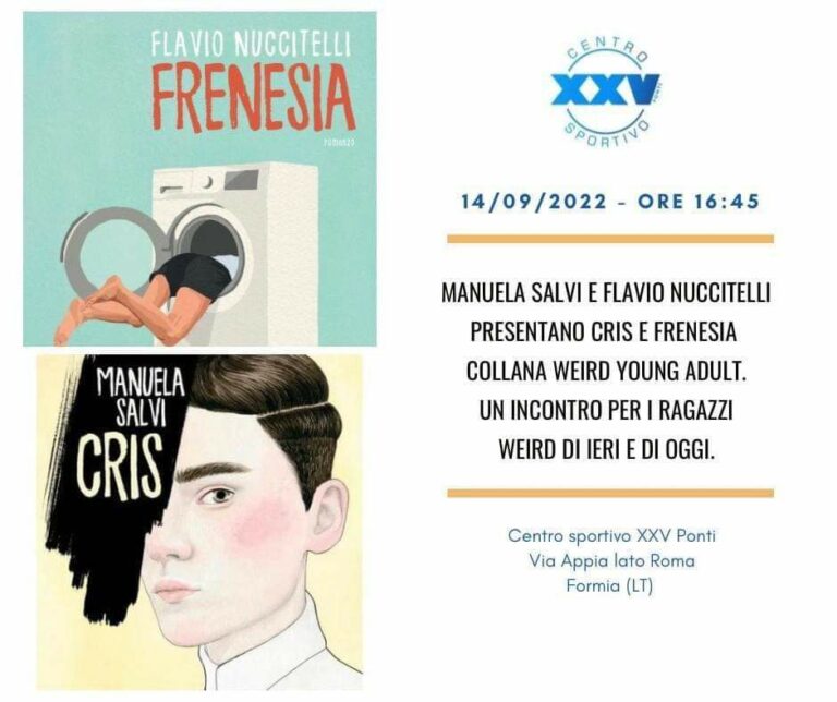 14/09 – Incontro con Manuela Salvi e Flavio Nuccitelli