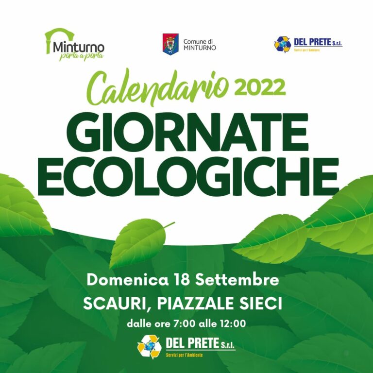 Scauri: Il Comune propone una domenica green tra raccolta differenziata e passeggiate naturalistiche