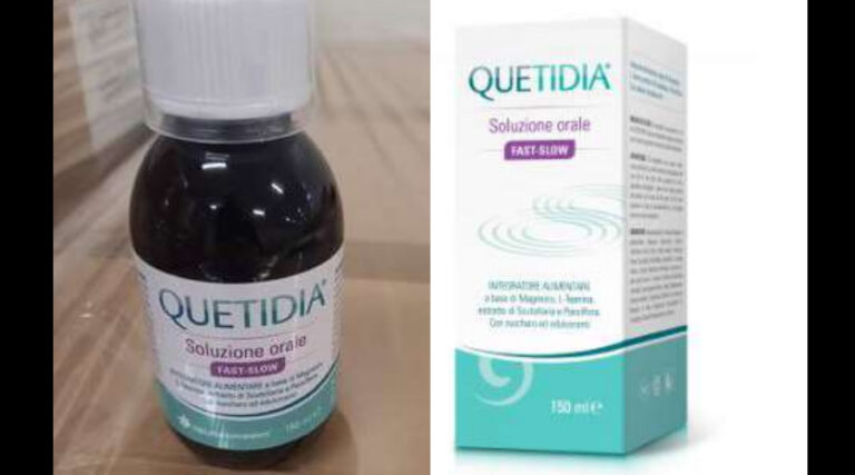 Richiamo dal Ministero per QUETIDIA soluzione orale FAST-SLOW