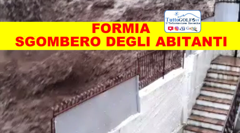 Formia, sgombero per gli occupanti delle abitazioni in zona Santa Maria La Noce