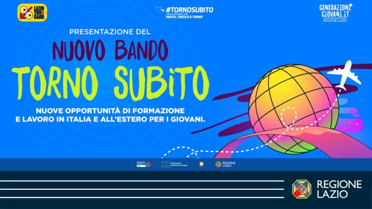 Torno Subito: opportunità di formazione per i giovani