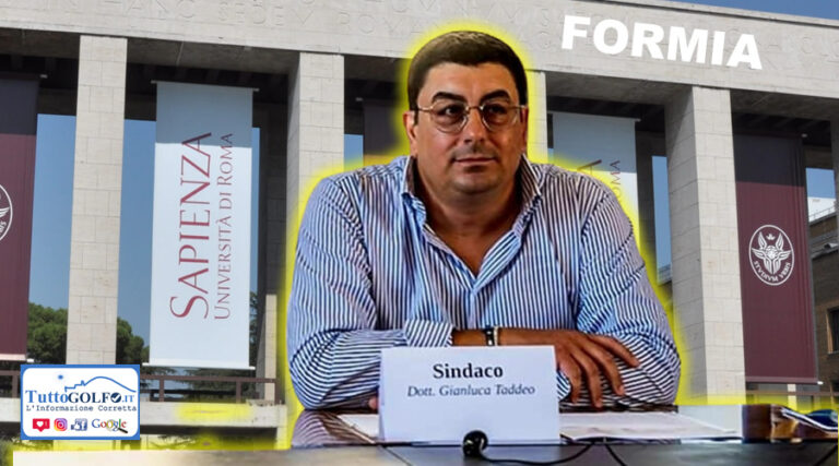 Il Comune di Formia e l’Università di Roma La Sapienza cofinanziano una borsa di studio