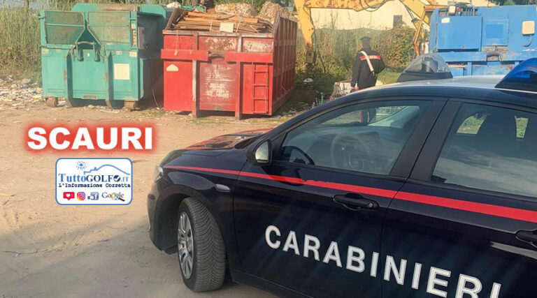 Scauri: Denunciato per smaltimento abusivo di rifiuti speciali