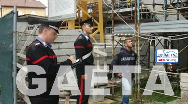 Gaeta, lavori in cantiere: sanzioni per 9.000€