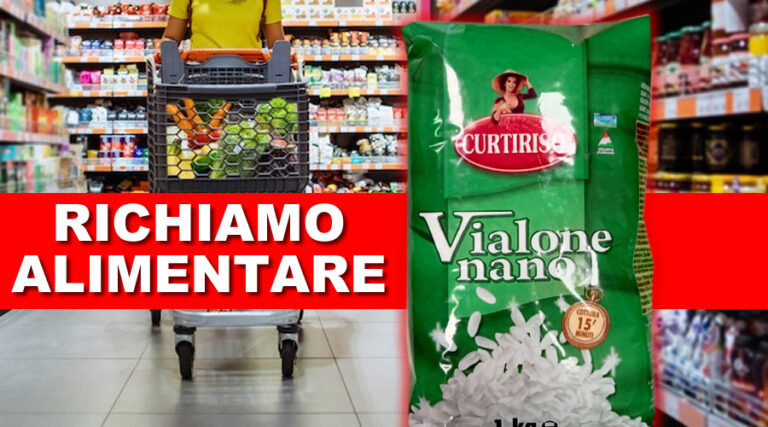 Curtiriso, Richiamo Alimentare. Il lotto