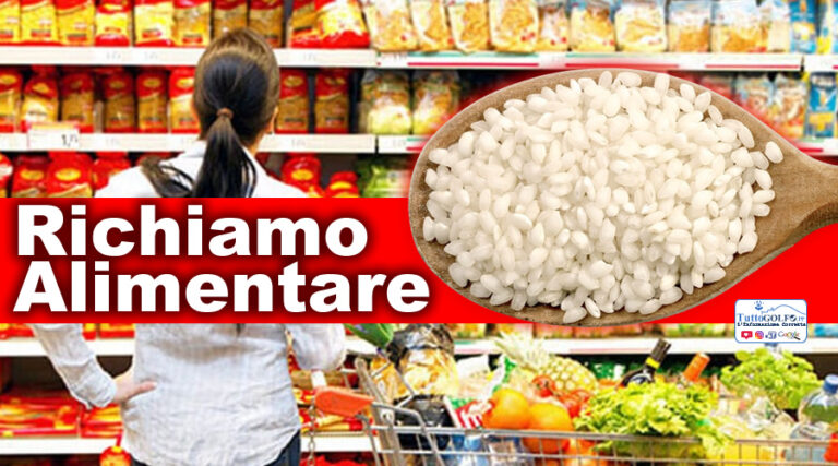 Riso – Richiamo alimentare per rischio chimico
