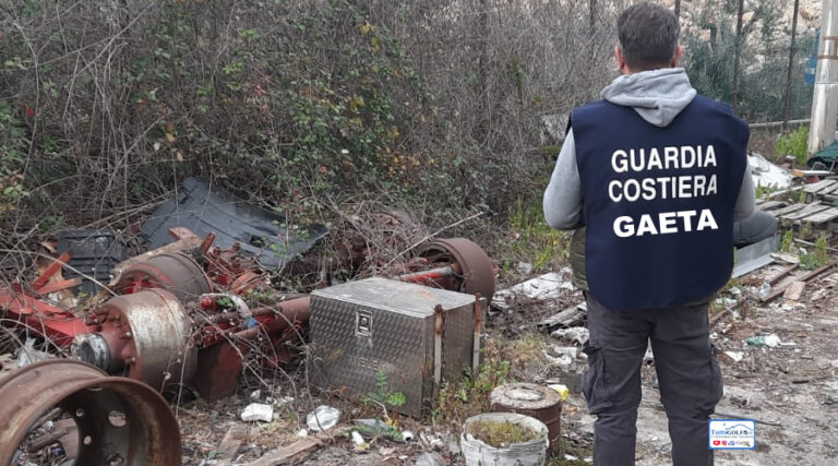 Gaeta: deposito incontrollato di rifiuti pericolosi e non pericolosi illecitamente gestiti