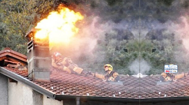 Canna fumaria prende fuoco a Santi Cosma e Damiano. Intervengono i Vigili del Fuoco